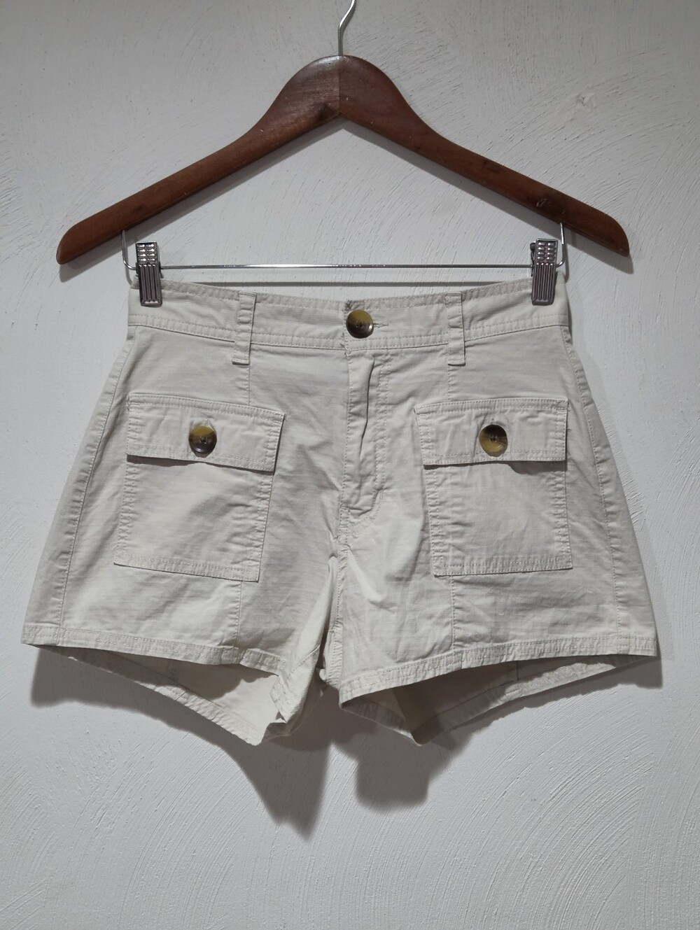 Vuori Vintage Ripstop Utility Shorts Milkweed Size XS